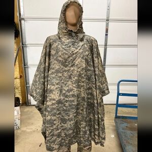 ORC USGI Army ACU UCP Wet Weather Poncho Universal Fit NSN 8405-01-547-2555